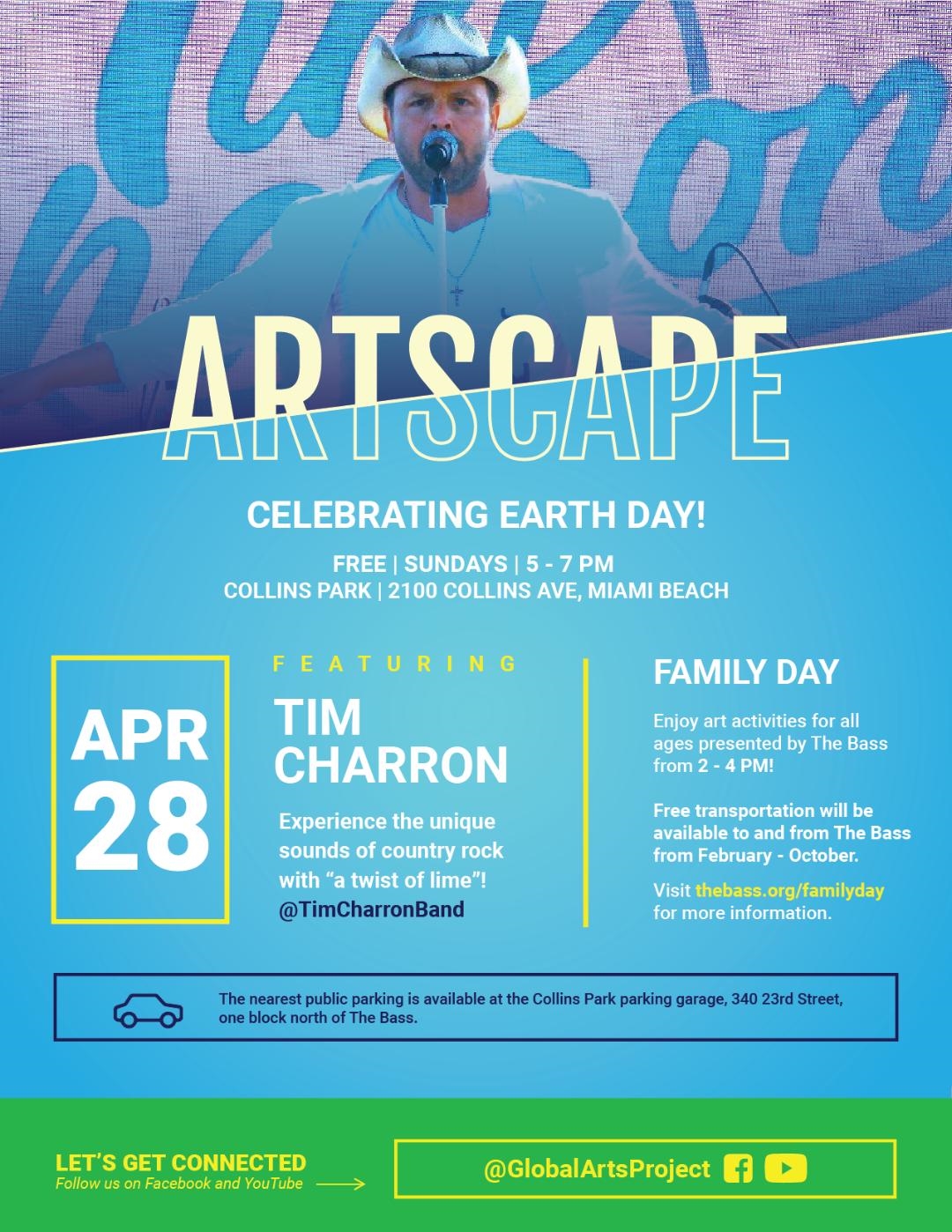 Celebrate Earth Day with Tim Charron in Collins Park!